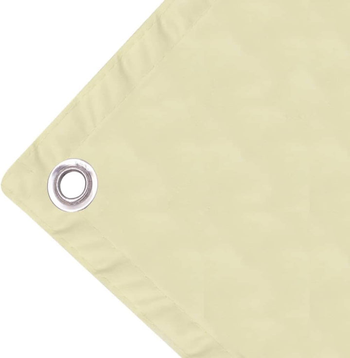 vidaXL Balkonsichtschutz Oxfordgewebe 75x600 cm Creme Creme 75 x 600 cm, Creme 75 x 600 cm