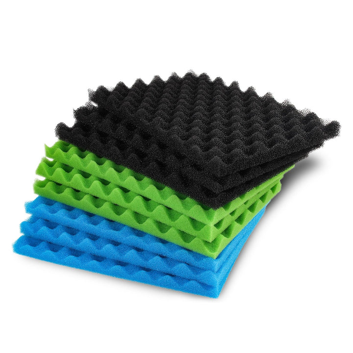 LTWHOME DIY 43,2 x 27,9 cm PPI 20/30/40 Aquarium Passend für Filterschwamm Set Media(3 Serien)