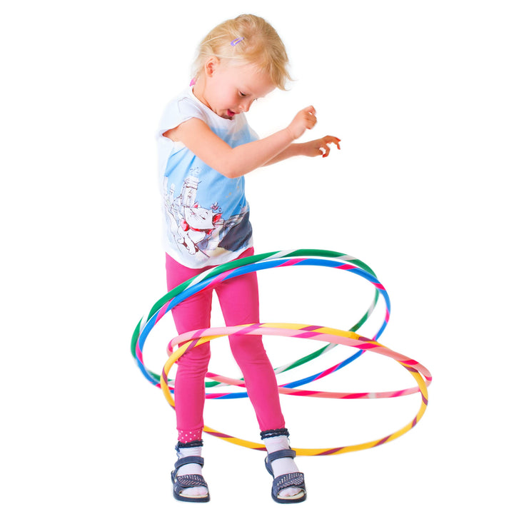 HOOPOMANIA Bunter Kinder Hula Hoop [Ø60cm - Ø80cm] Hula Hoop für Kinder in vielen Farben Ø70cm Rot-G
