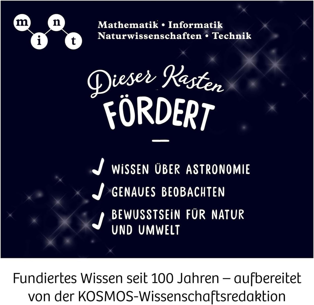 KOSMOS 676902 Zimmer Planetarium Projektor mit 2 auswechselbaren Sternkarten, spannende Infos zum St