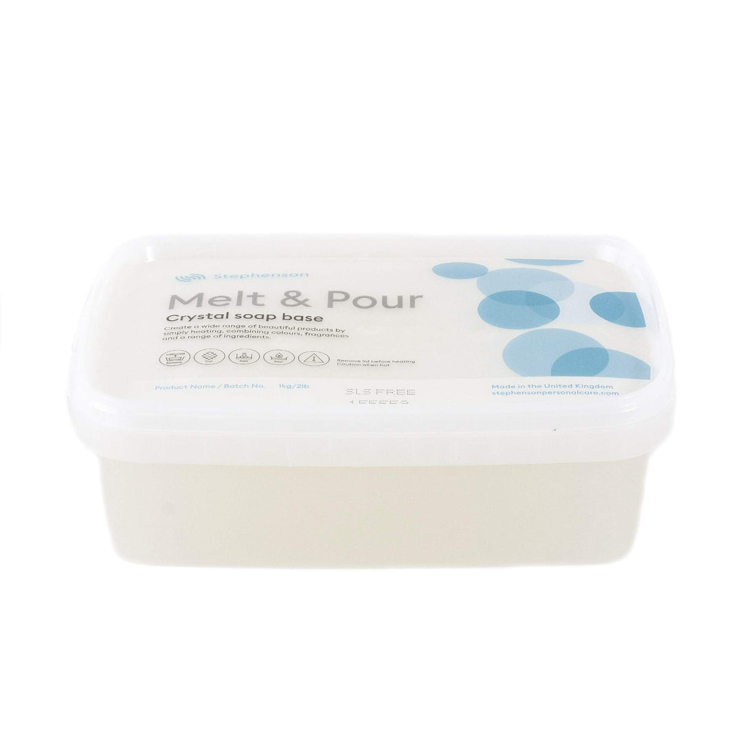 Melt And Pour Soap Base Clear SLS FREE - 1Kg 1 kg (1er Pack), 1 kg (1er Pack)