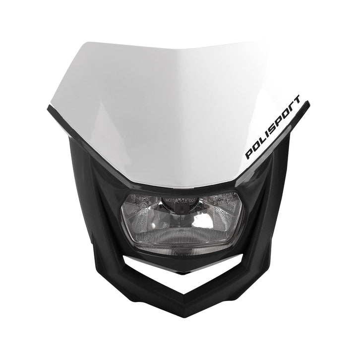 Scheinwerfer Maske weiss Polisport HALO Weiss/Schwarz, Weiss/Schwarz