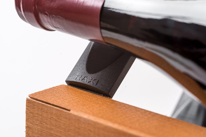 RAXI ™ Classic Premium Weinregal aus Holz mit luxuriösem Design/Flaschenregal für 15x Wein Flaschen