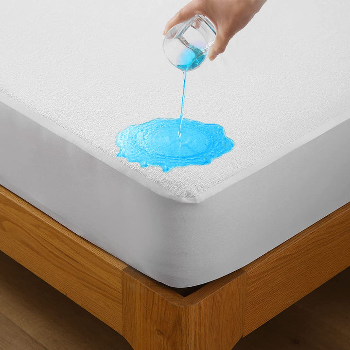 Bedecor Wasserdichter Matratzenschoner 180 x 200 cm, Baumwolle, Hygienische und atmungsaktive Matrat