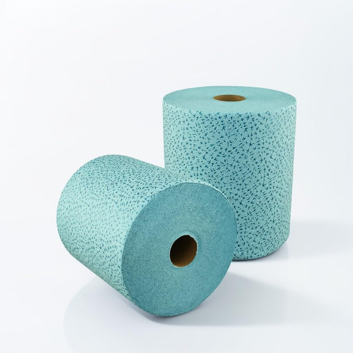 saugstarke Spezialwischtuchrolle mit 500 Abrissen | 32x36 cm | Polypropylen | perforiert | sehr nass