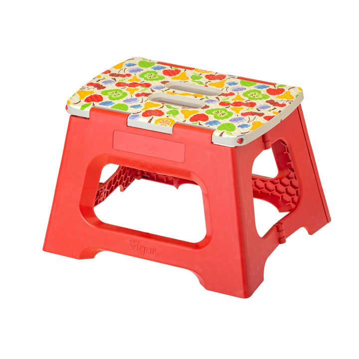 VIGAR Kompakte Tritthocker Klappbar für Erwachsene, 23 cm, Klapphocker Faltbar 150 kg rutschfest, Le