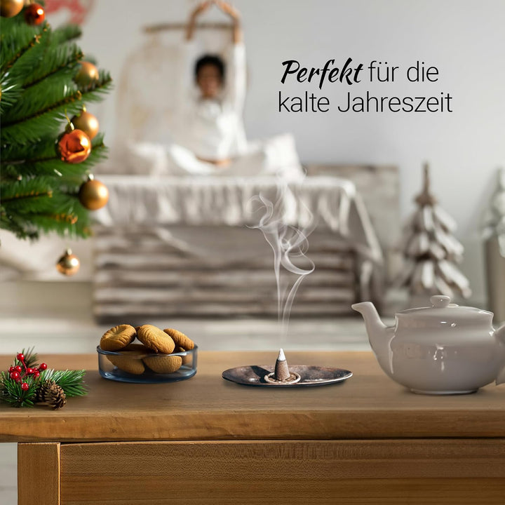 Crottendorfer Räucherkerzen Weihnachtlicher Weihrauch 10er Pack (10 x 24 Stück) – Kräftiger Weihrauc