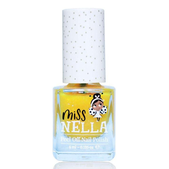 Miss In - Kinder-Nagellack auf Wasserbasishelles, Glitzer, Packung mit 3 Farben Cheeky Bunny, Butter