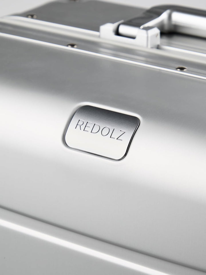 REDOLZ Pro Aluminium Koffer Set 2-teilig Handgepäck 55 cm + XL Reisekoffer 77 cm | Cabin &amp; Check-In