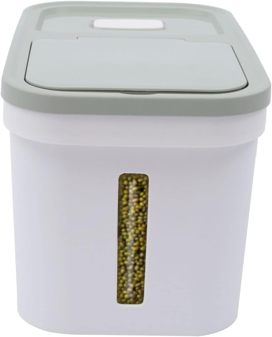 Quiltern 10kg Mehl Vorratsbehälter，Reispender Mehl Vorratsbehälter Trockenfutter Vorratsbehälter Spe