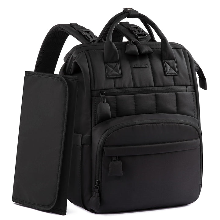LOVEVOOK Wickelrucksack Gross, Baby Wickeltasche Rucksack Diaper Bag mit Wickelunterlage, Wasserabwe
