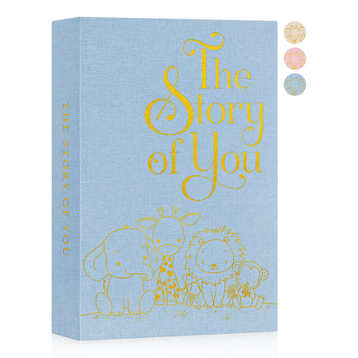 Ywlake Baby Fotoalbum 10x15 300 Fotos, The Story of you Leinen Baby Fotobuch Einsteckalbum Babyalbum