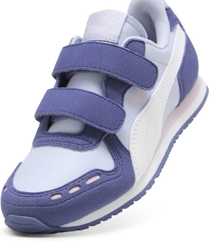 PUMA Unisex Kinder Cabana Racer Sl 20 V Ps Sneaker 28 EU Cool Weather Puma White Blue Crystal Rose M