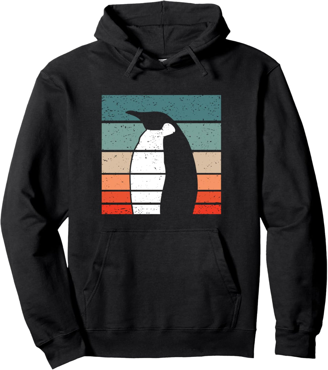 Pinguin Retro Style Vintage Pullover Hoodie
