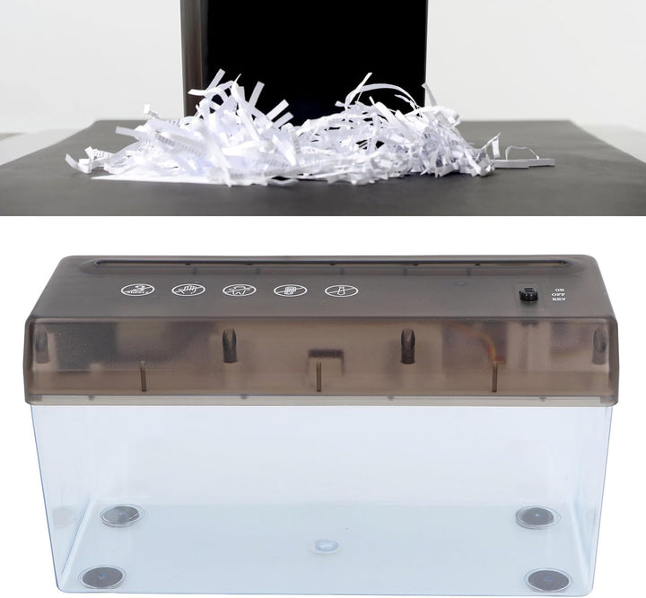 Marhynchus Elektrischer A4-Aktenvernichter, Tragbarer, Batteriebetriebener USB-Aktenvernichter mit S