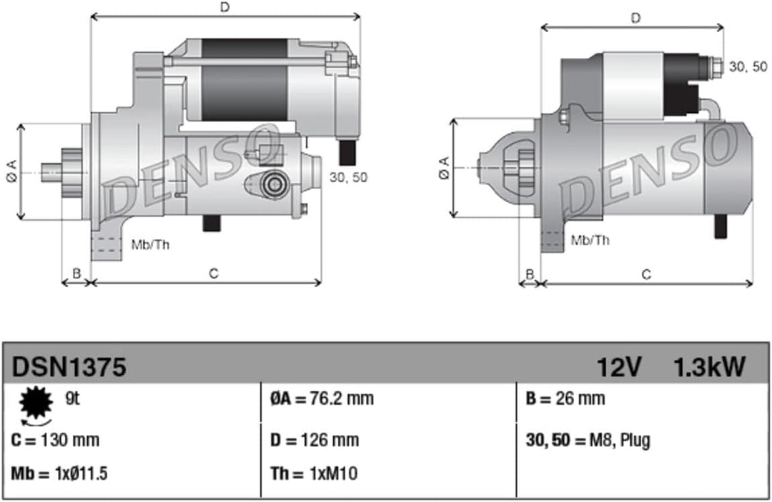 Nps DSN1375 - Starter