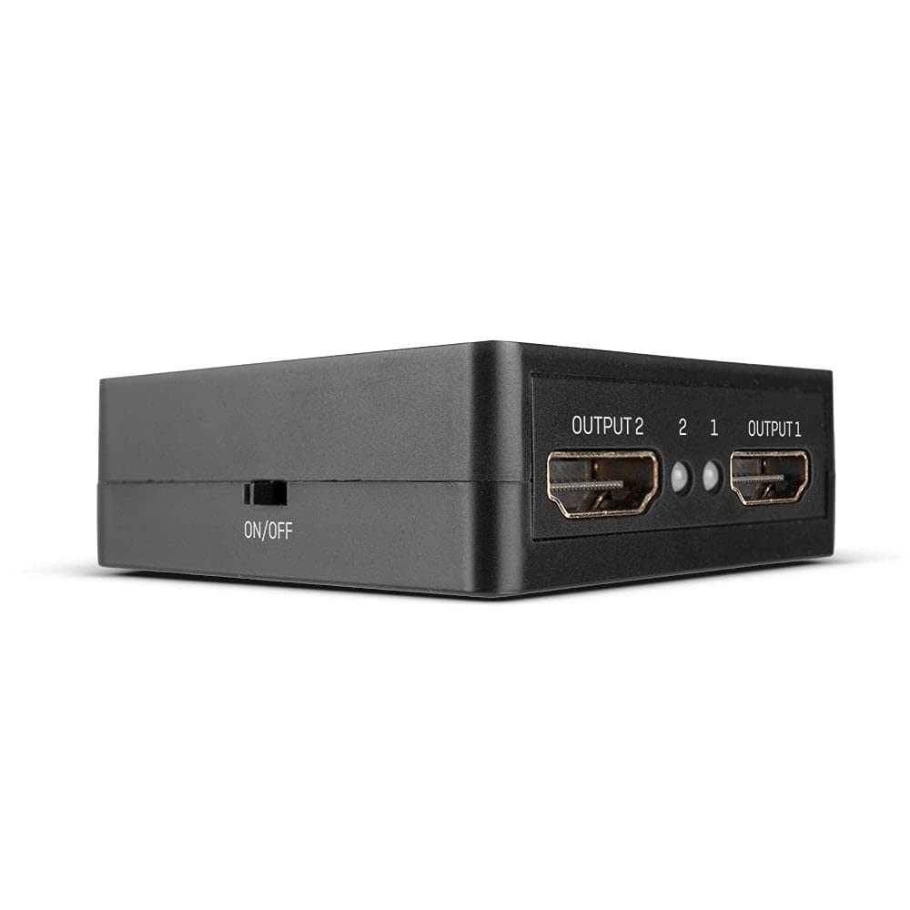 LINDY 2 Port HDMI 18G Splitter, Compact, 025.38358