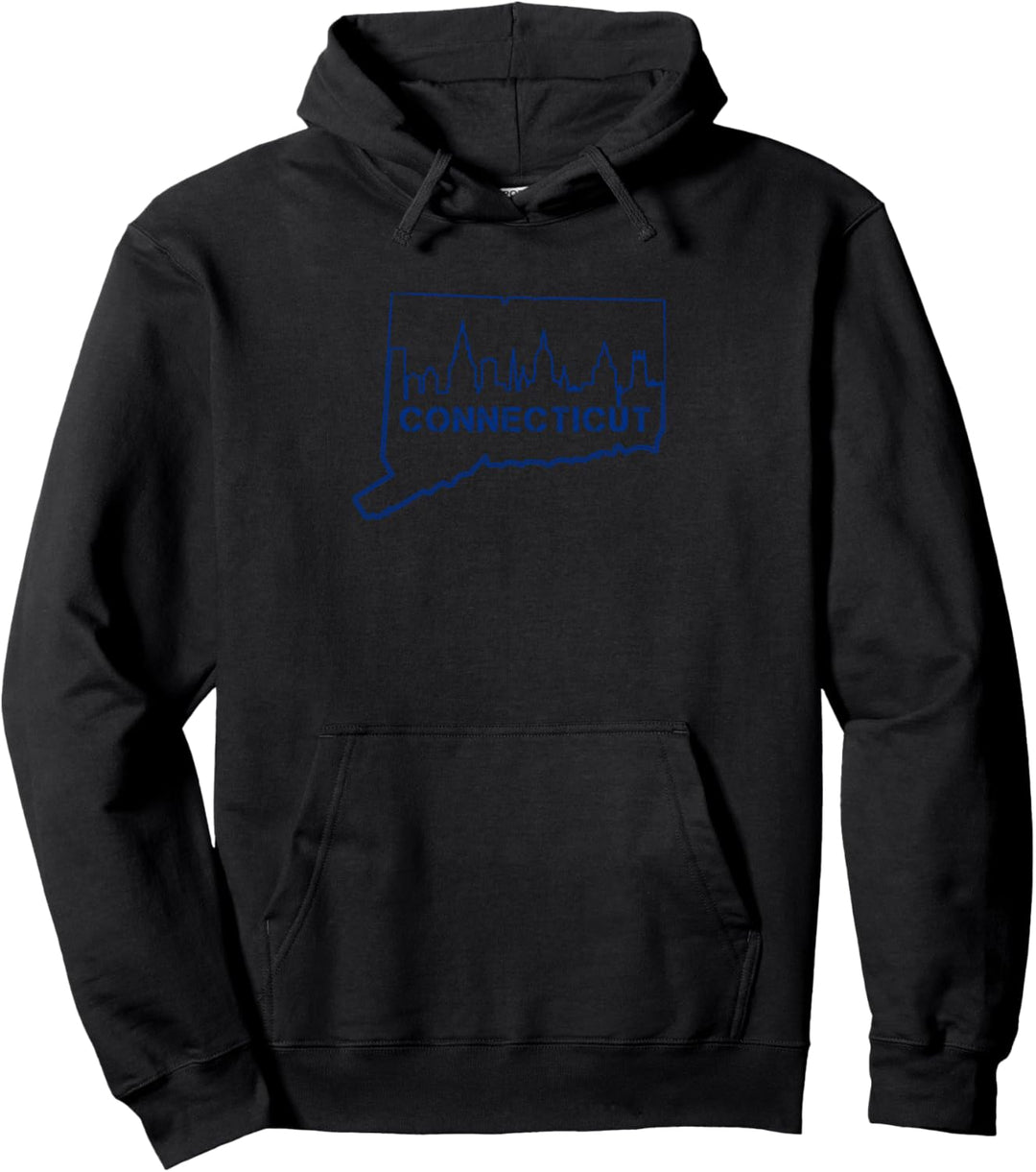 CT New England Silhouette-Bundesstaat Pullover Hoodie