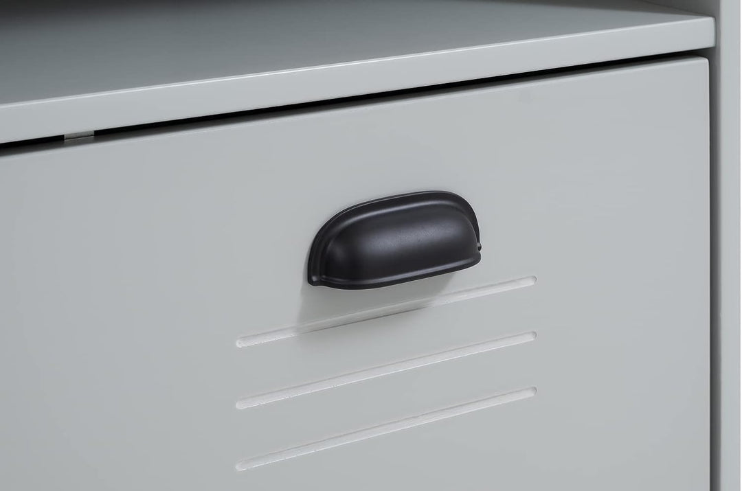 Julian Bowen Lakers Locker Nachttisch mit 1 Schublade, grau