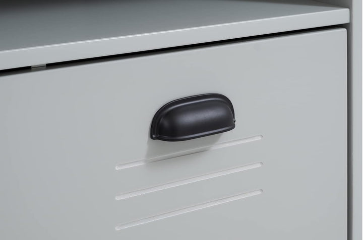 Julian Bowen Lakers Locker Nachttisch mit 1 Schublade, grau