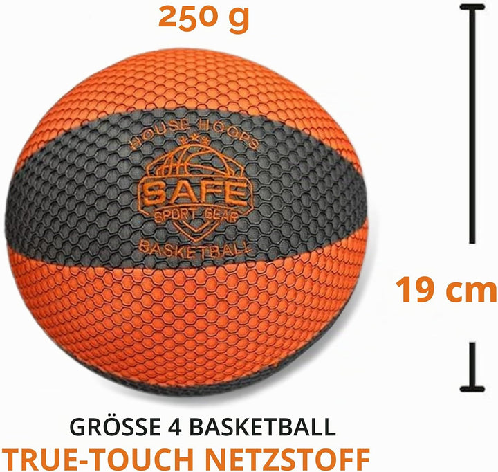 Safe Sport Gear HouseHoops Basketball – Hochwertiger, Weicher Indoor Basketball für Zuhause – Langle