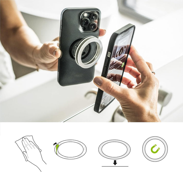 SP CONNECT Micro Stem Bundle | SPC+ | für Samsung S22 Handy Halterung für den fahrradlenker | Smartp