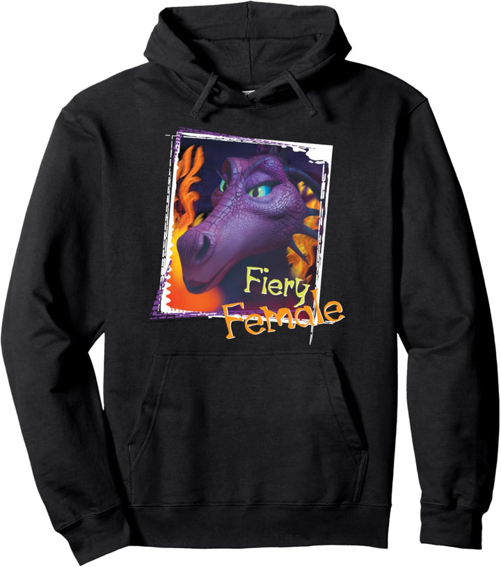 Shrek Dragon Fiery Female Photo Portrait Pullover Hoodie