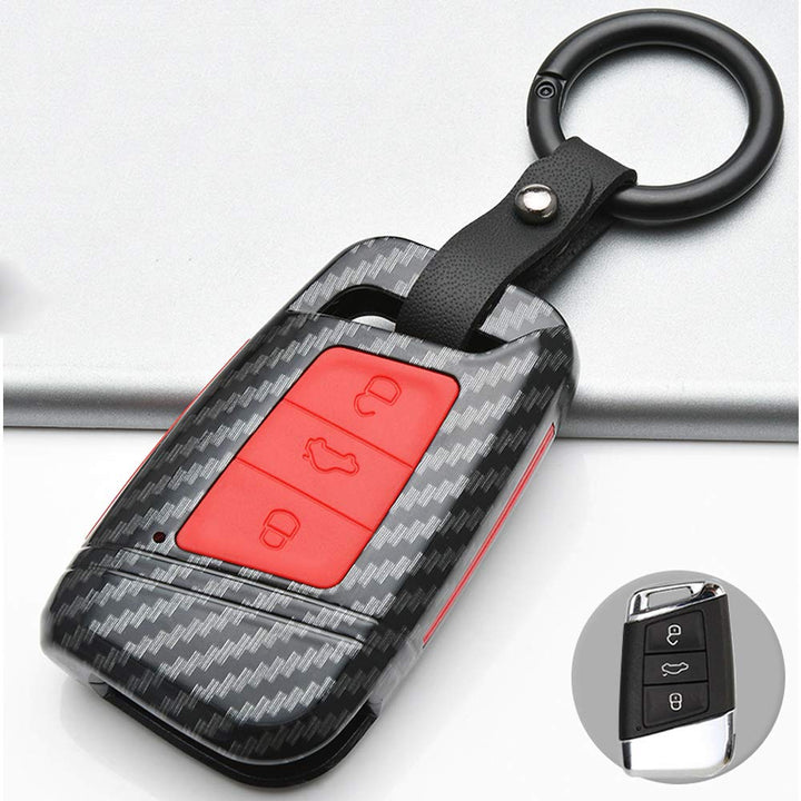 ontto Autoschlüssel Hülle Fernbedienung Cover für VW Magotan Passat B8 CC Tiguan MK2 Jetta Skoda Sup