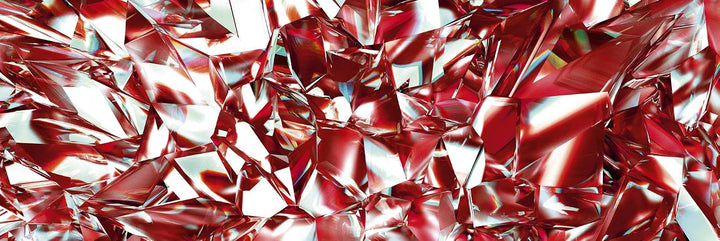 Dimex Küchenrückwand Folie selbstklebend ROTER KRISTALL | Klebefolie - Dekofolie - Spritzschutz für