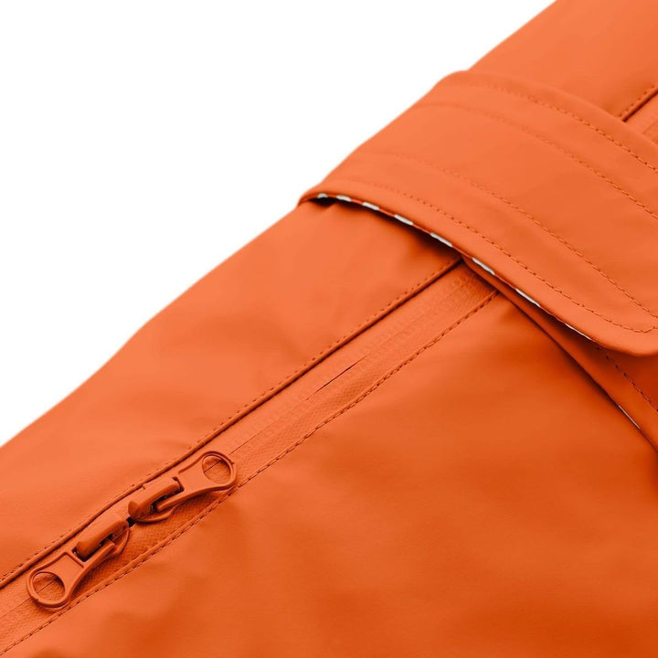 Hunter Hunde-Regenmantel Milford, Farbe: orange, ergonomische Passform für optimalen Schutz, individ