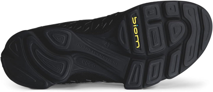 ECCO Herren Biom AEX 39 EU Schwarz Silber, 39 EU Schwarz Silber