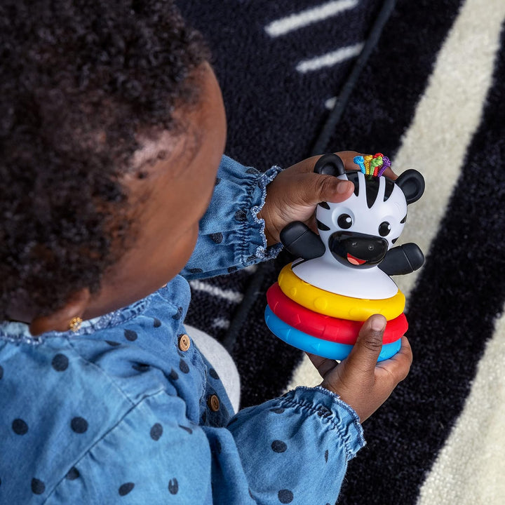 Baby Einstein, Stack &amp; Wobble Zen BPA-freies Beissring Spielzeug für das Lernen von Ursache und Wirk