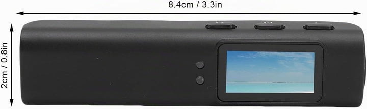 Clip-on-Kamera für Brillen, 2,7K 30fps HD 110° Weitwinkelbrille, FPV-Sportkamera mit 0,96-Zoll-Displ