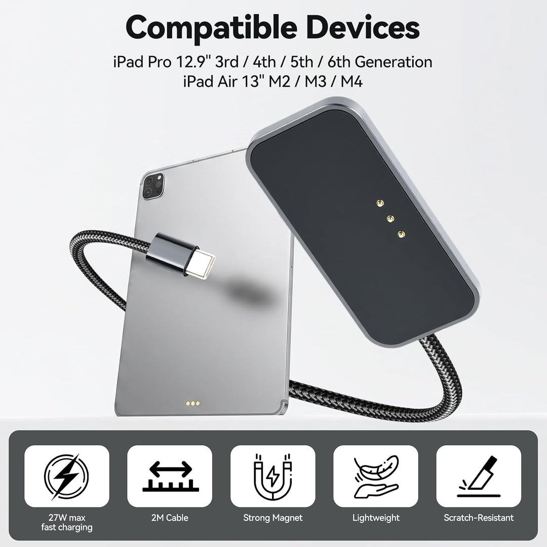 ELUTENG Magnetic Wireless Charger, 27W Wireless Fast Charger for iPad