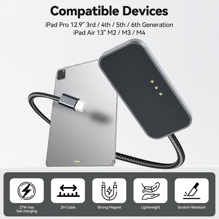 ELUTENG Magnetic Wireless Charger, 27W Wireless Fast Charger for iPad
