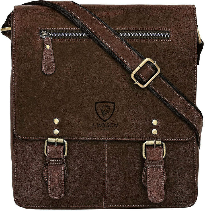 J. Wilson London 100 % echtes echtes Vintage Hunter Leder handgefertigt Herren Damen Leder Klappe Al