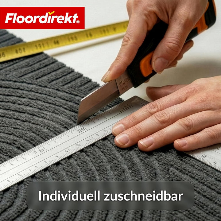 Floordirekt Schmutzfangmatte Circa - rutschfeste Fussmatte mit innovativer TPE-Technologie Rückseite