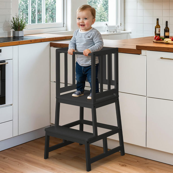 COSYLAND Lernturm ab 1 Jahr – Montessori Learning Tower für Kinder – Sicherer Kinder Lernturm ab 2 J