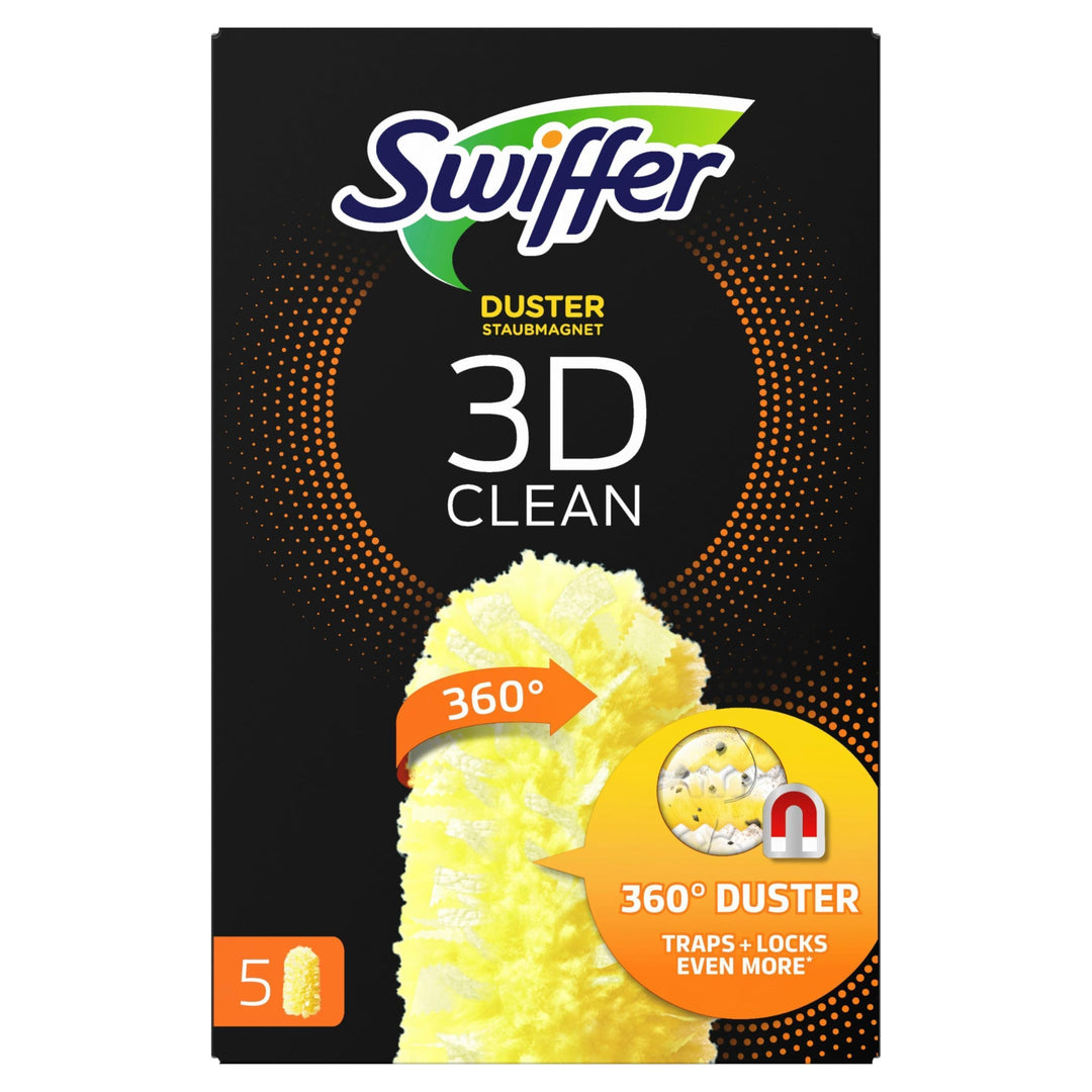 Swiffer Staubmagnet 360° Nachfüllpack 5 Tücher, Nimmt Staub, Haare &amp; Allergene Aus Jeder Richtung Au