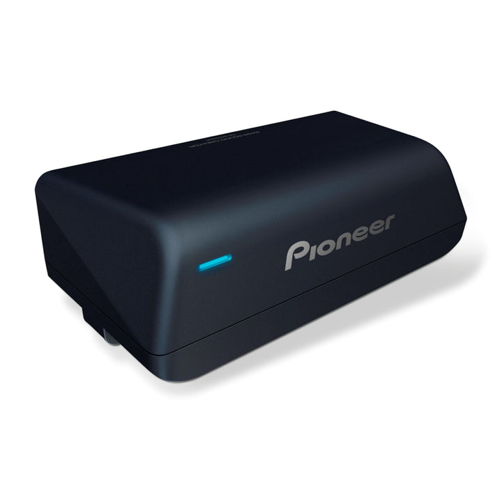 PIONEER TS-WX010A - 17x8cm Auto Mini/Mikro Kompakt Unterbau Aktiv Subwoofer/Bassbox - 160 Watt, Schw