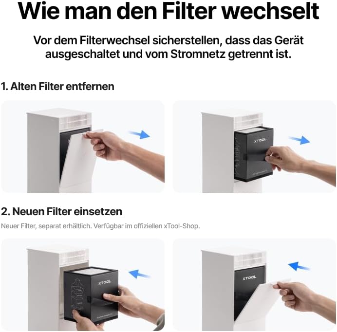 xTool F2 Air Purifier Go, nur für xTool F2