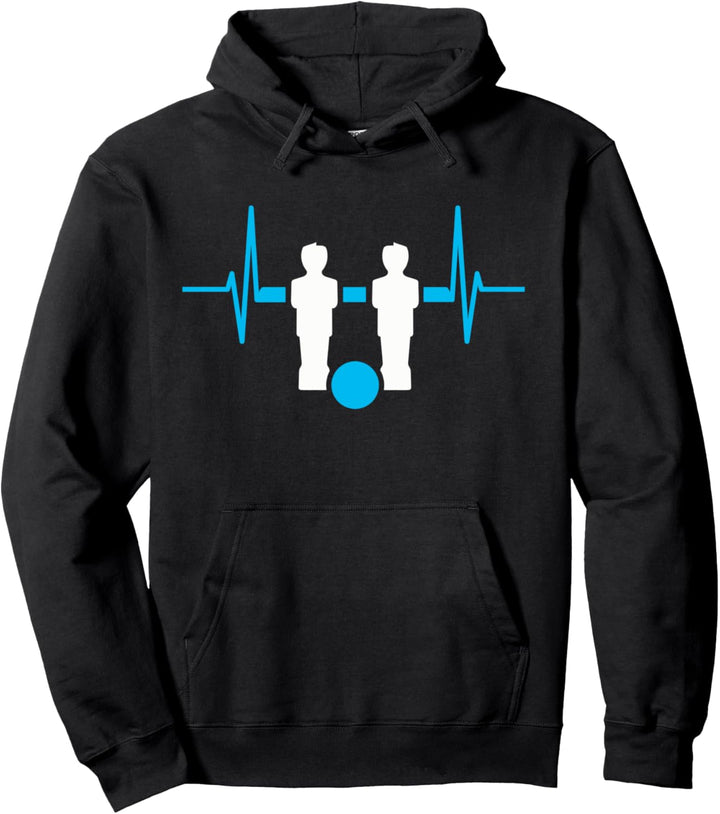 Tischkicker Herzfrequenz - Foosball Kickern Tischfussball Pullover Hoodie