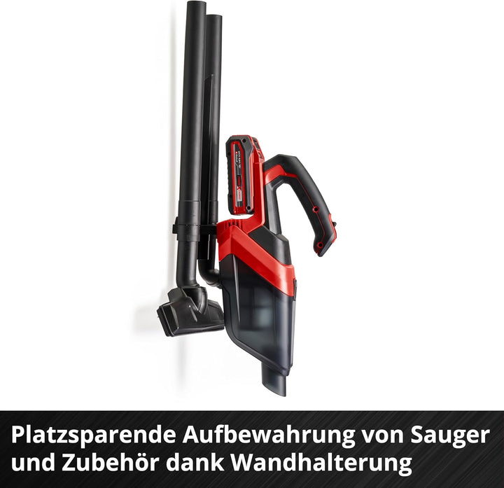Einhell Akku-Handstaubsauger TE-HV 18/06 Li-Solo Power X-Change (18 V, 72 mbar Saugleistung, inkl. F