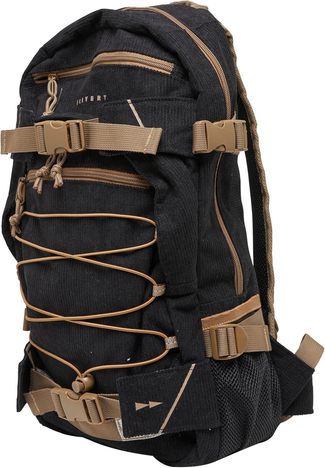 Forvert Cord Louis Backpack, Farbe: black, Grösse: OS Schwarz, Schwarz