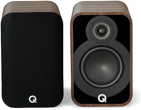 Q Acoustics 5020 Bücherregal-Lautsprecher Santos Palisander – 12,7 cm Mittel-/Bass-Treiber, 2,5 cm H