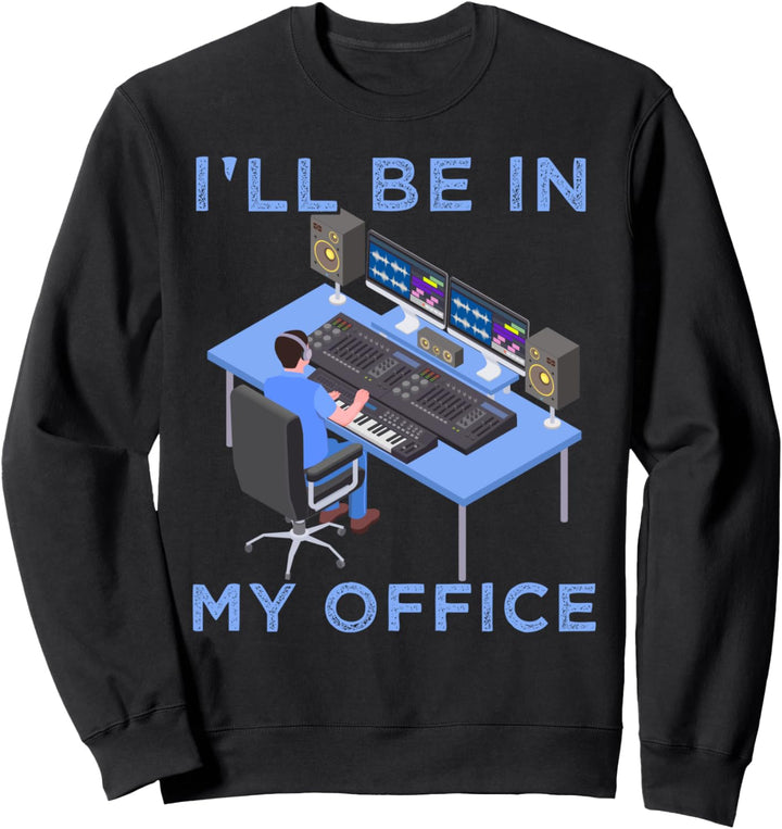 Musikbearbeitung Mixing Funny Studio Recording Sound Engineer Sweatshirt