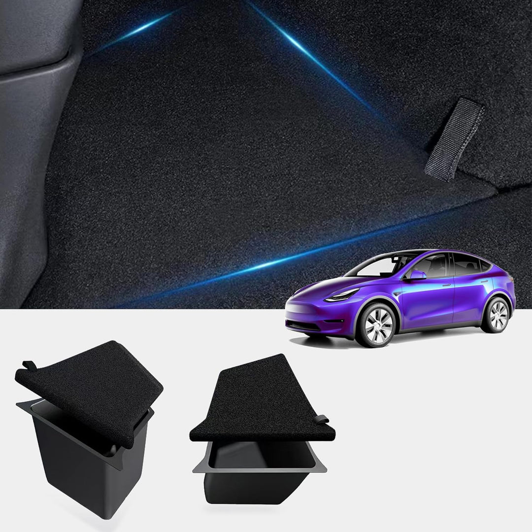 Kofferraum Organizer für Tesla Model Y 2024 2023 2022 2021 2020 Aufbewahrungsbox Behälter Seitenbox