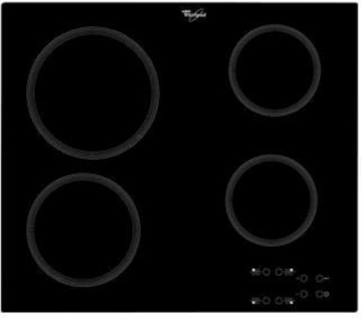WHIRLPOOL AKT 801 NE Glaskeramikkochfeld schwarz 6200W