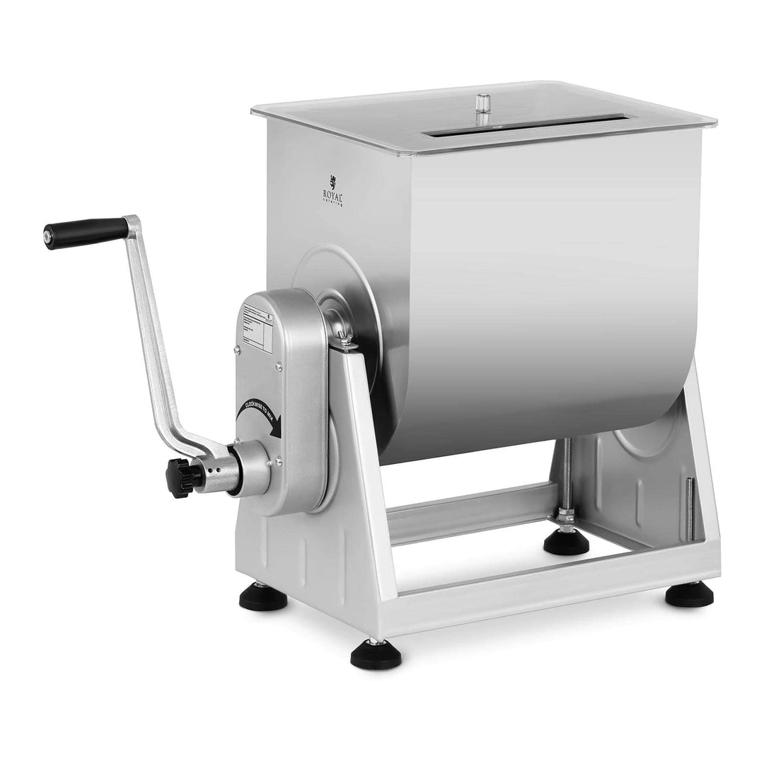 Royal Catering RC-MMA28 Fleischmischer 28 L Edelstahl manuell Fleischmenger