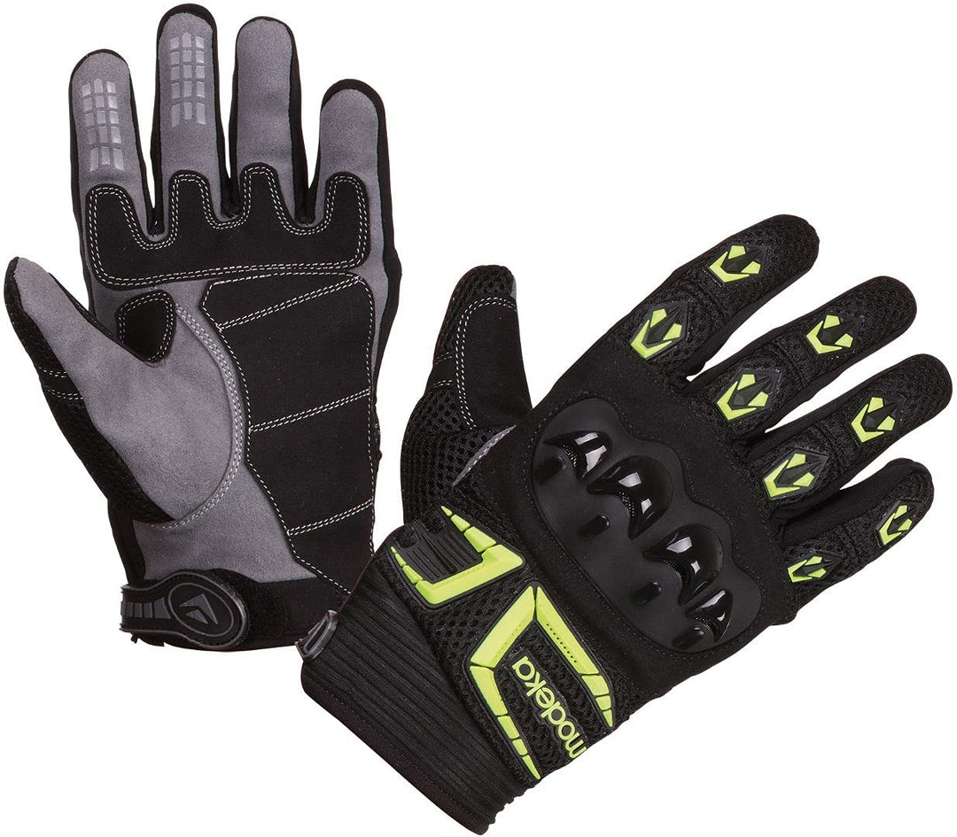 Modeka MX Top Handschuhe, schwarz/neon, 10 10 Schwarz/Neon, 10 Schwarz/Neon